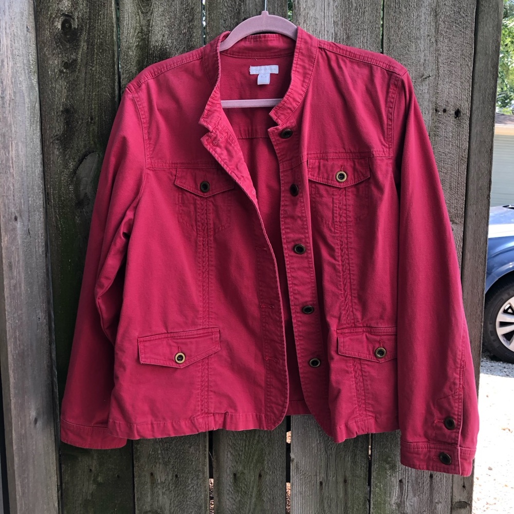 Raspberry Pink Lightweight Jacket - image 2